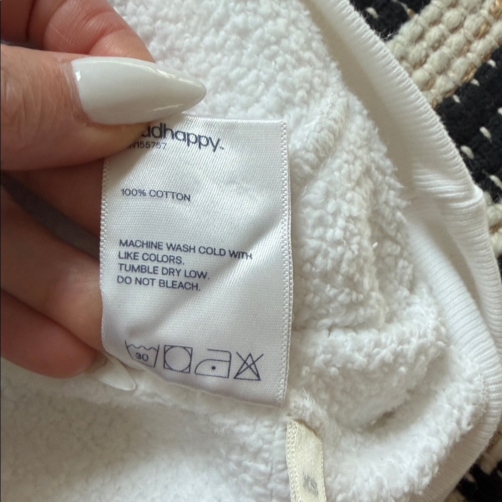 Nwt Madhappy White Crewneck East Hampton Pop Up Crewneck Sweater oversize - Picture 4 of 4